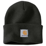 Carhartt A18 Knit Cuffed Beanie produktfoto med tryk