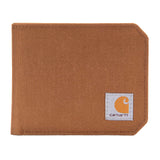 Carhartt B0000235 Nylon Duck Bifold Pung produktfoto med tryk