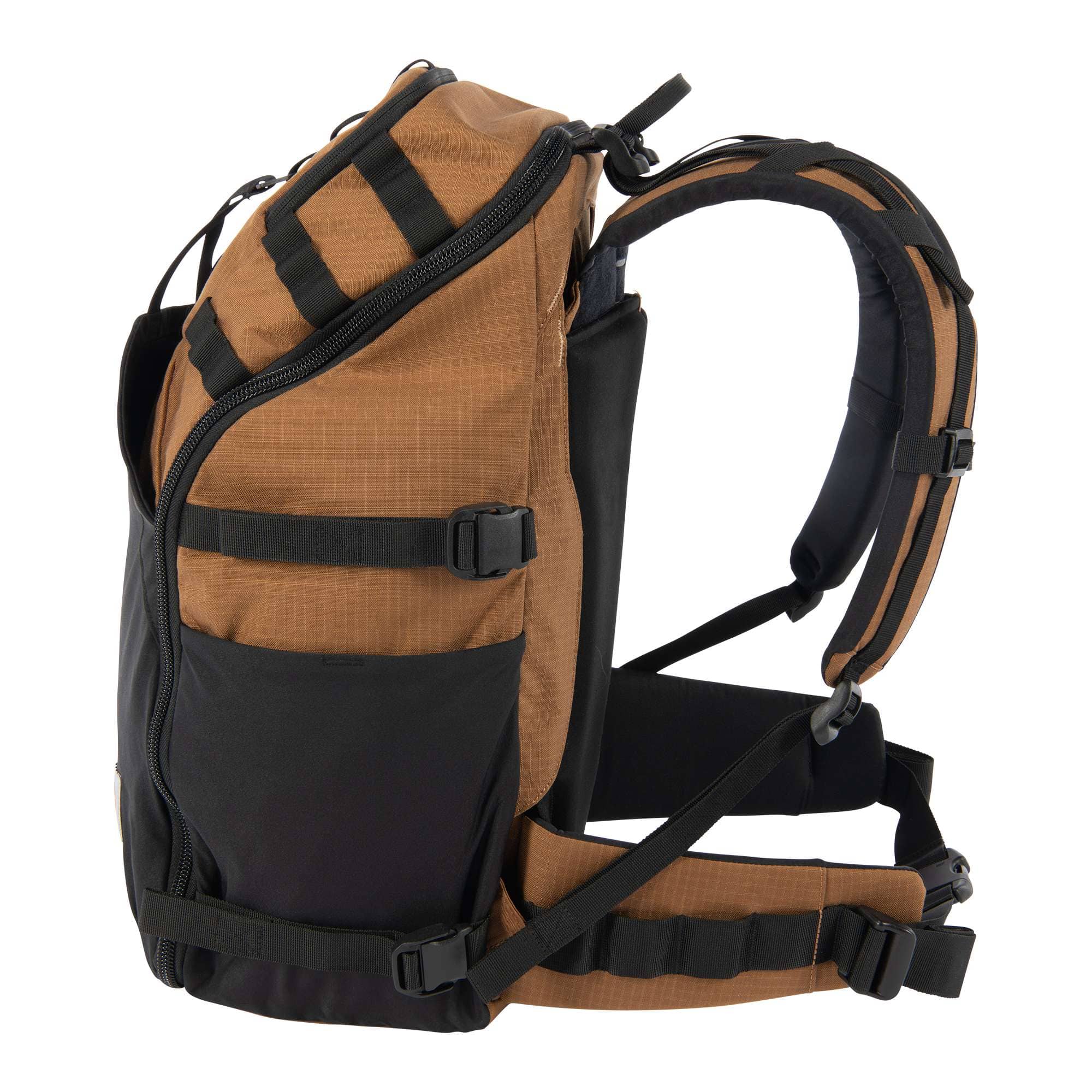 Carhartt B0000440 45L Nylon Hiking Rygsæk nærbillede med tryk