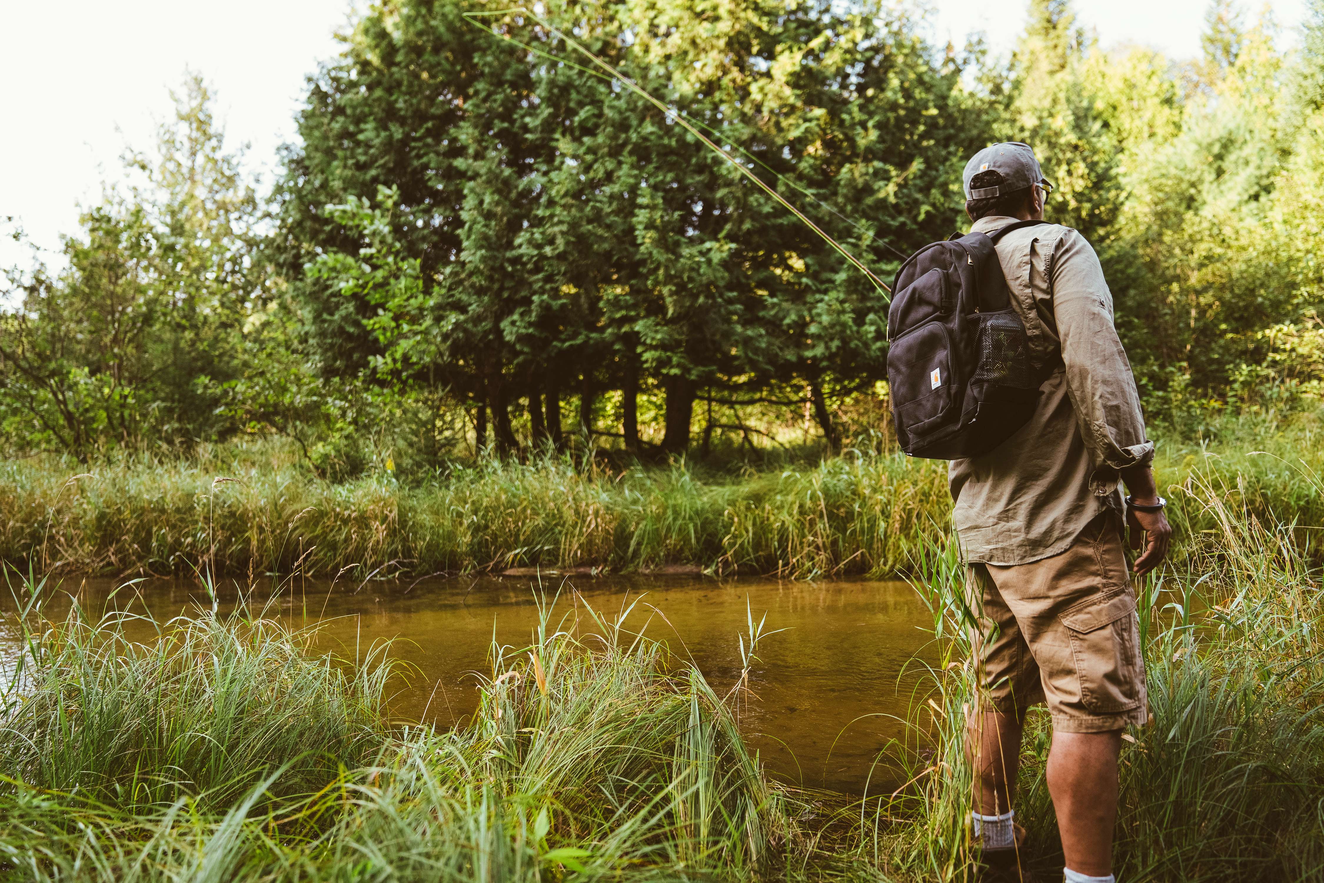 Carhartt B0000532 27L Single-Compartment Backpack produktbillede med tryk