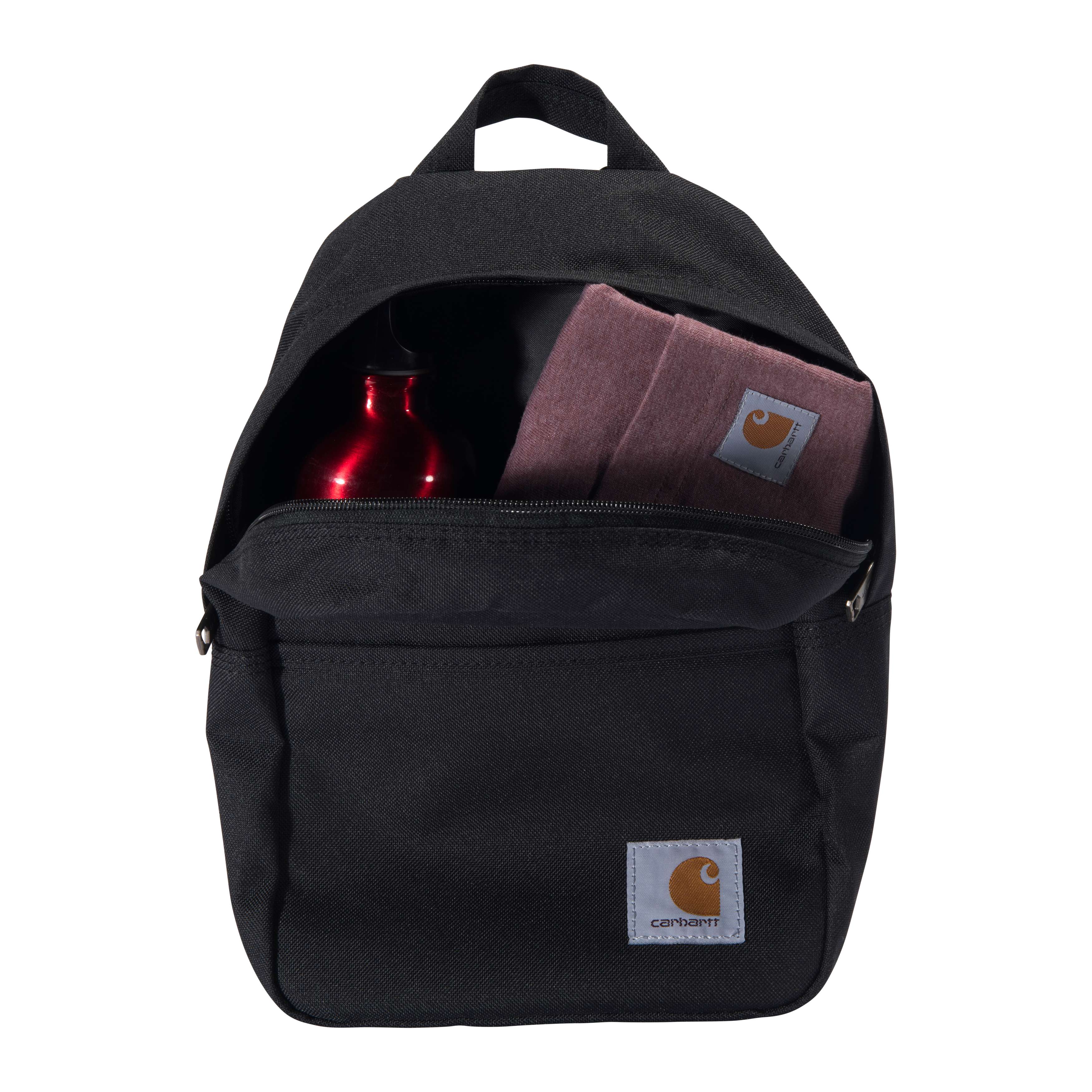 Carhartt B0000538 Classic Mini Backpack nærbillede med logo