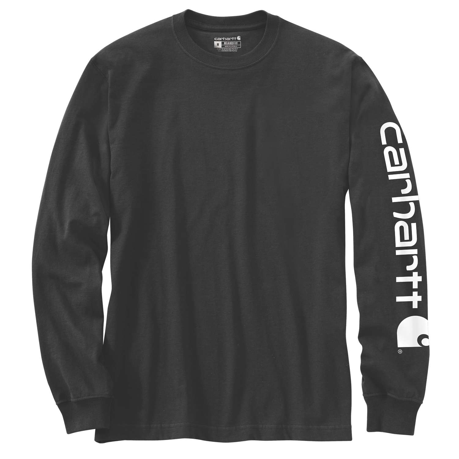 Carhartt Ek231 Sleeve Logo T-Shirt L/S med tryk eller logo – arbejdstøj og firmatøj