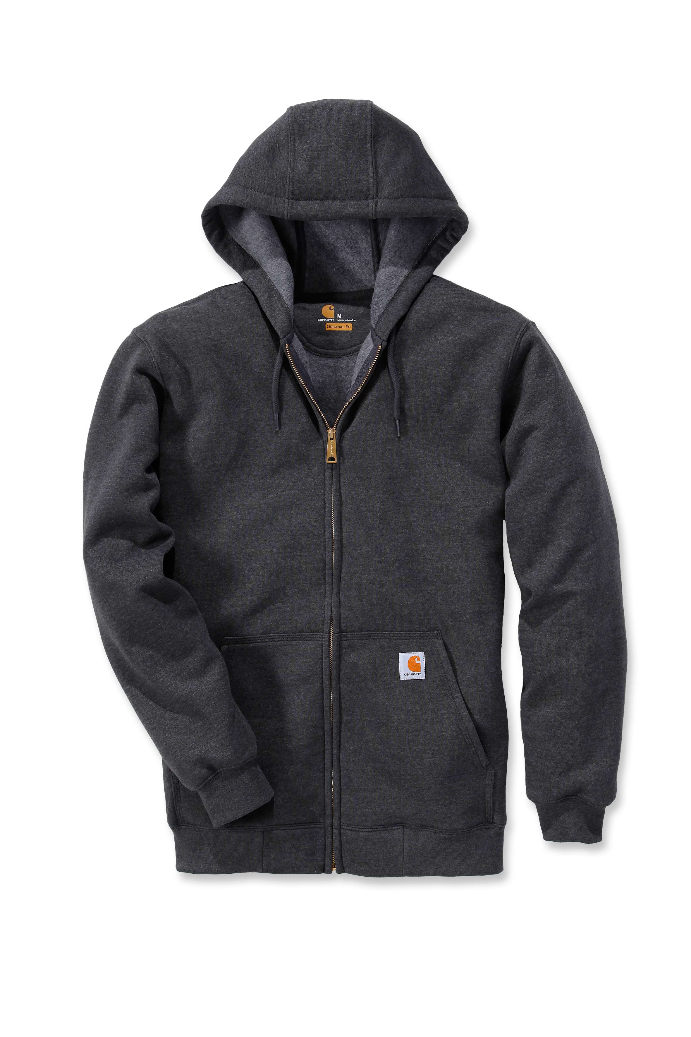Carhartt K122 Marquette Full-Zip Sweatshirt Sweatshirt produktfoto med tryk