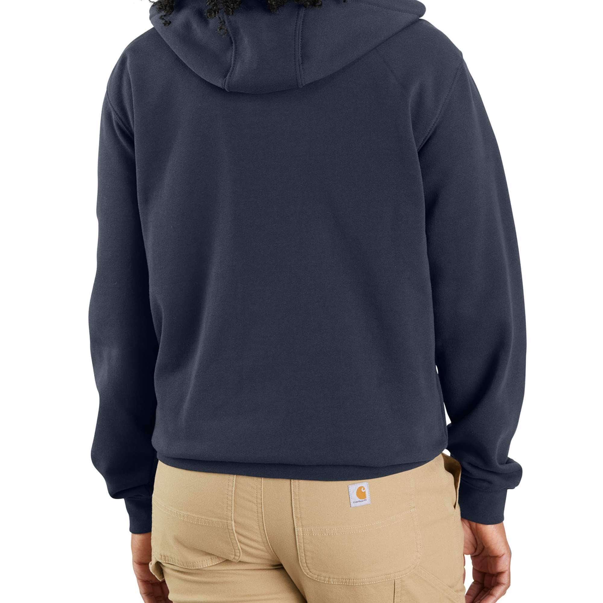 Carhartt K122 Marquette Full-Zip Sweatshirt Sweatshirt detalje med logo