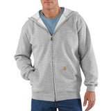 Carhartt K122 Marquette Full-Zip Sweatshirt Sweatshirt detalje med firmalogo