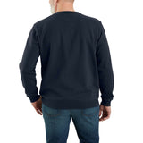 Carhartt K124 Midweight Crewneck Sweatshirt detalje med firmalogo