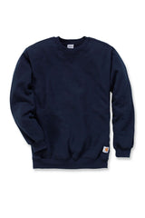 Carhartt K124 Midweight Crewneck Sweatshirt materiale med logo