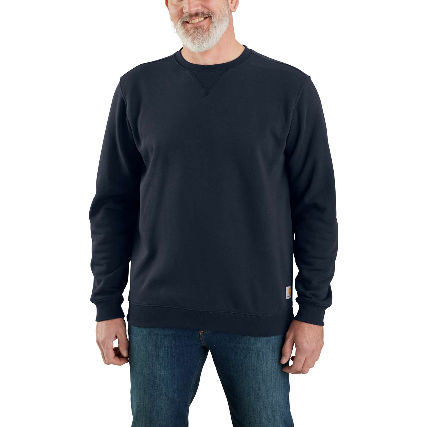 Carhartt K124 Midweight Crewneck Sweatshirt produktfoto til broderi