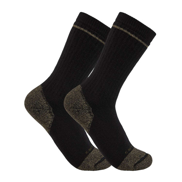 Carhartt Sb5552M Cotton Blend Steel Toe Boot Sock 2 Pack med tryk eller logo – arbejdstøj og firmatøj