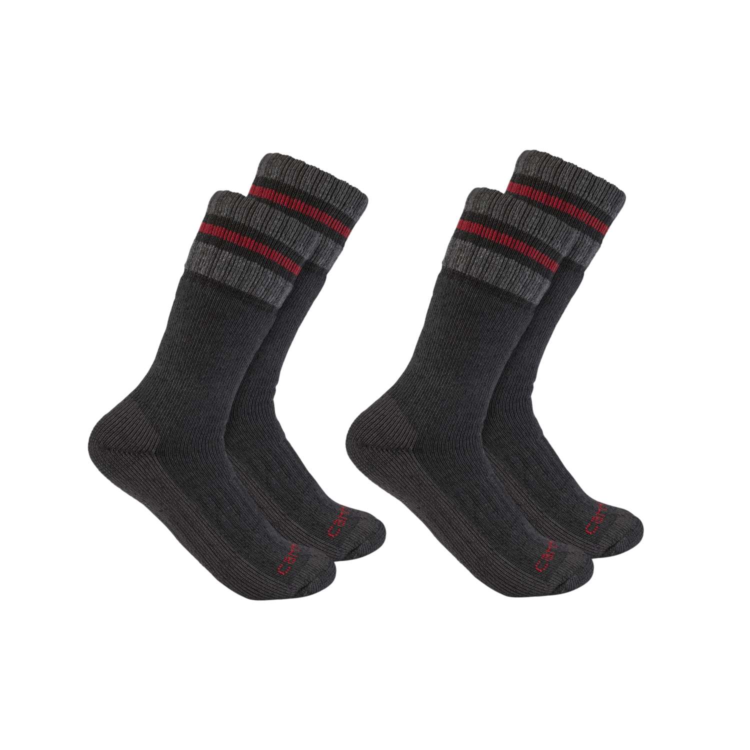 Carhartt Sb7742M Synthetic-Wool Blend Boot Sock 2 Pack med tryk eller logo – arbejdstøj og firmatøj