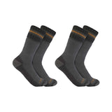 Carhartt Sb7742M Synthetic-Wool Blend Boot Sock 2 Pack produktfoto med tryk