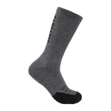 Carhartt Sc9913M Midweight Logo Crew Sock 3 Pack produktbillede med logo