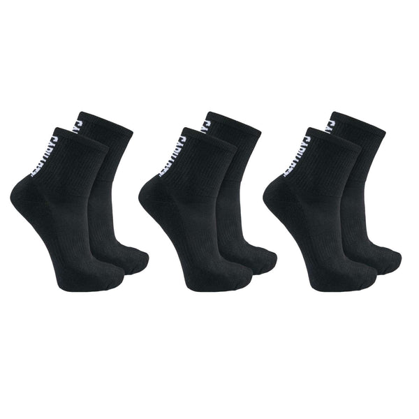 Carhartt Ss9933M Force Logo Shorts Crew Sock 3 Pack med tryk eller logo – arbejdstøj og firmatøj