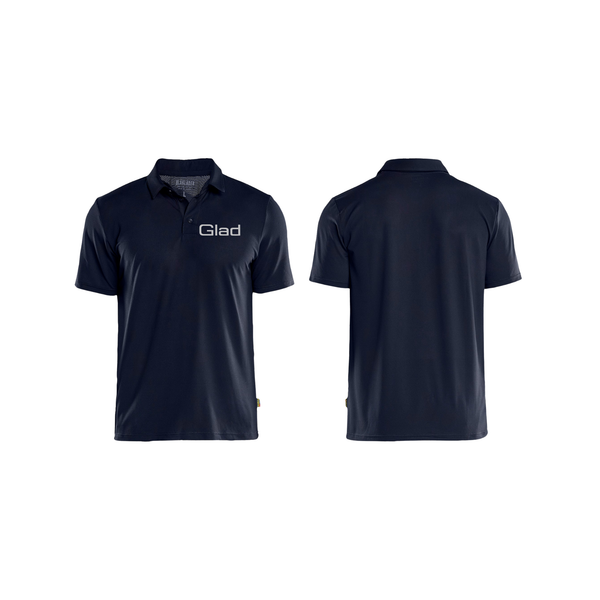 Peer Glad's Polo 3416 Blåklæder m. bryst logo