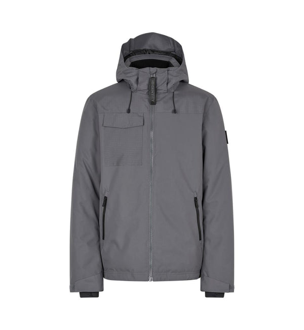 ID 0842 Hooded vinterjakke med tryk eller logo – arbejdstøj og firmatøj