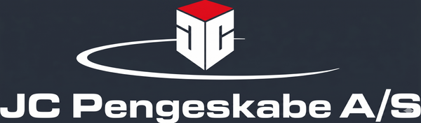 JC PENGESKABE A/S LOGO med logo fra Tojtryk.dk