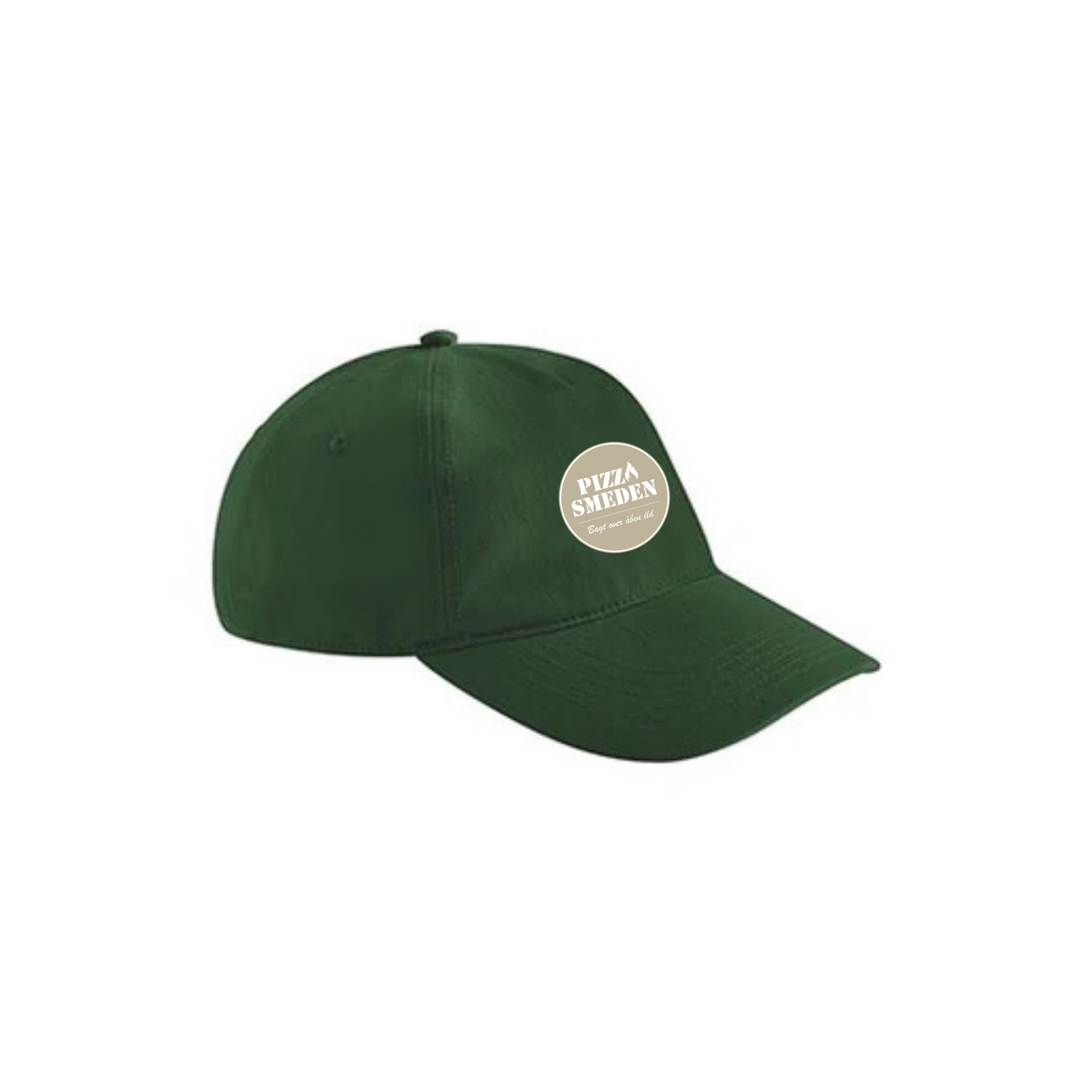 Pizzasmedens Leisure Cap, Oliven, m/tryk
