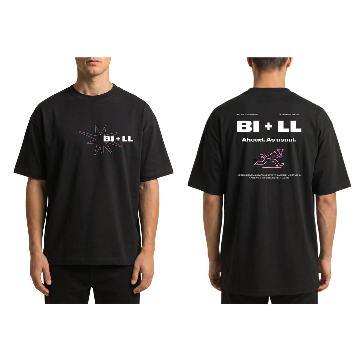 BI+LLs Heavweight Box Tee m/front og ryglogo