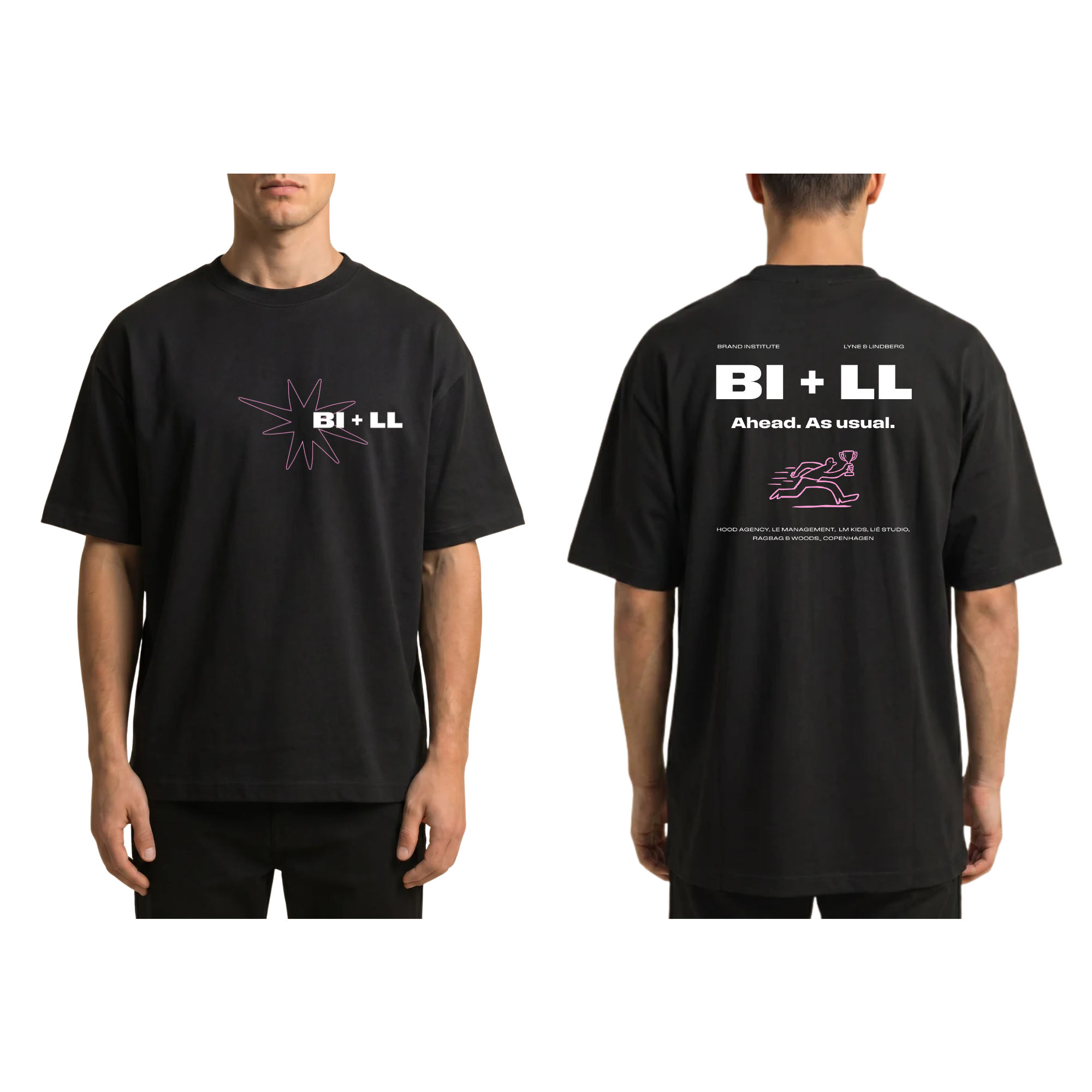 BI+LLs Heavweight Box Tee m/front og ryglogo