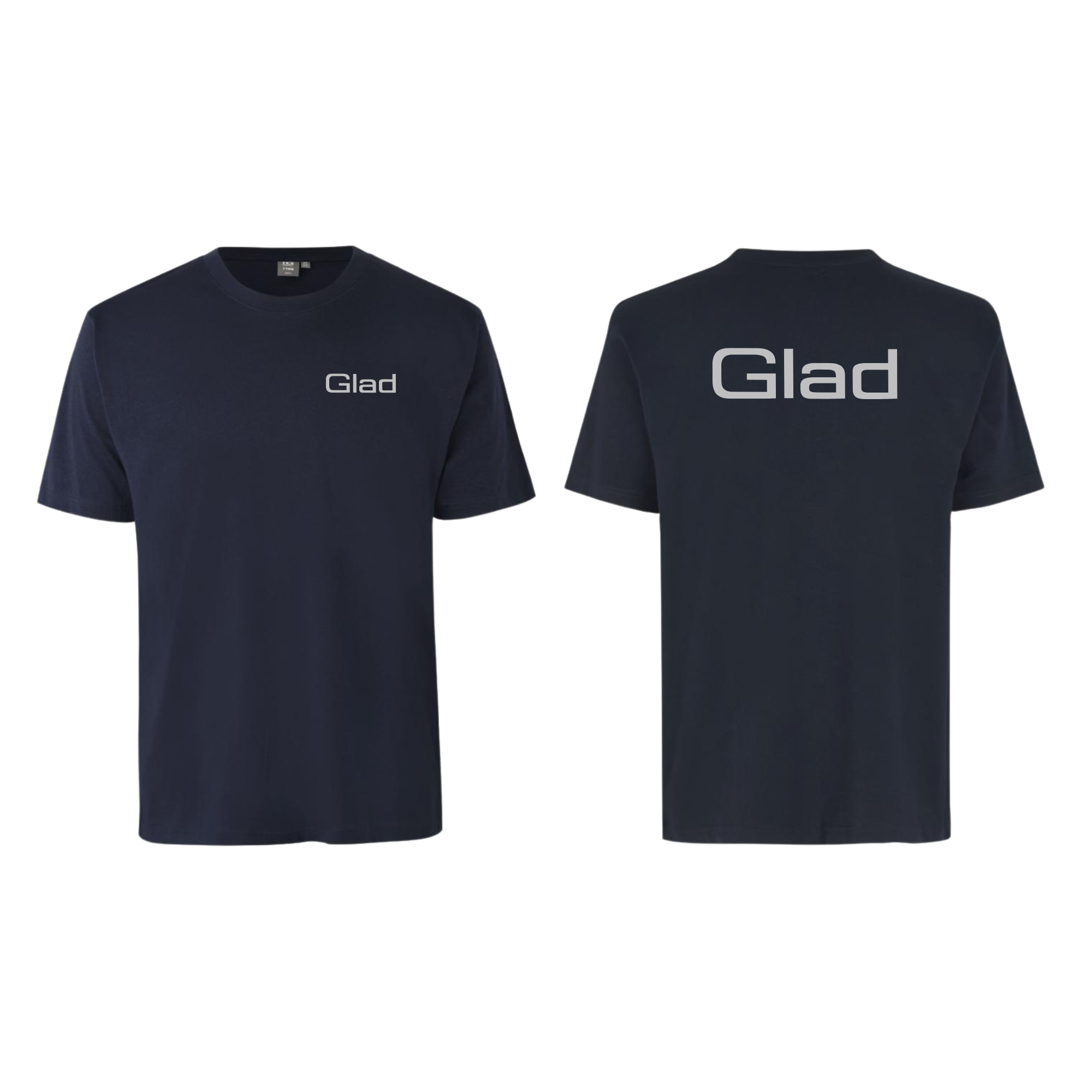 PEER GLADS ID 0510 T-TIME® T-shirt m. bryst & ryglogo