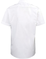 Premier PW212 Pilot Shirt Short Sleeve produktfoto med tryk