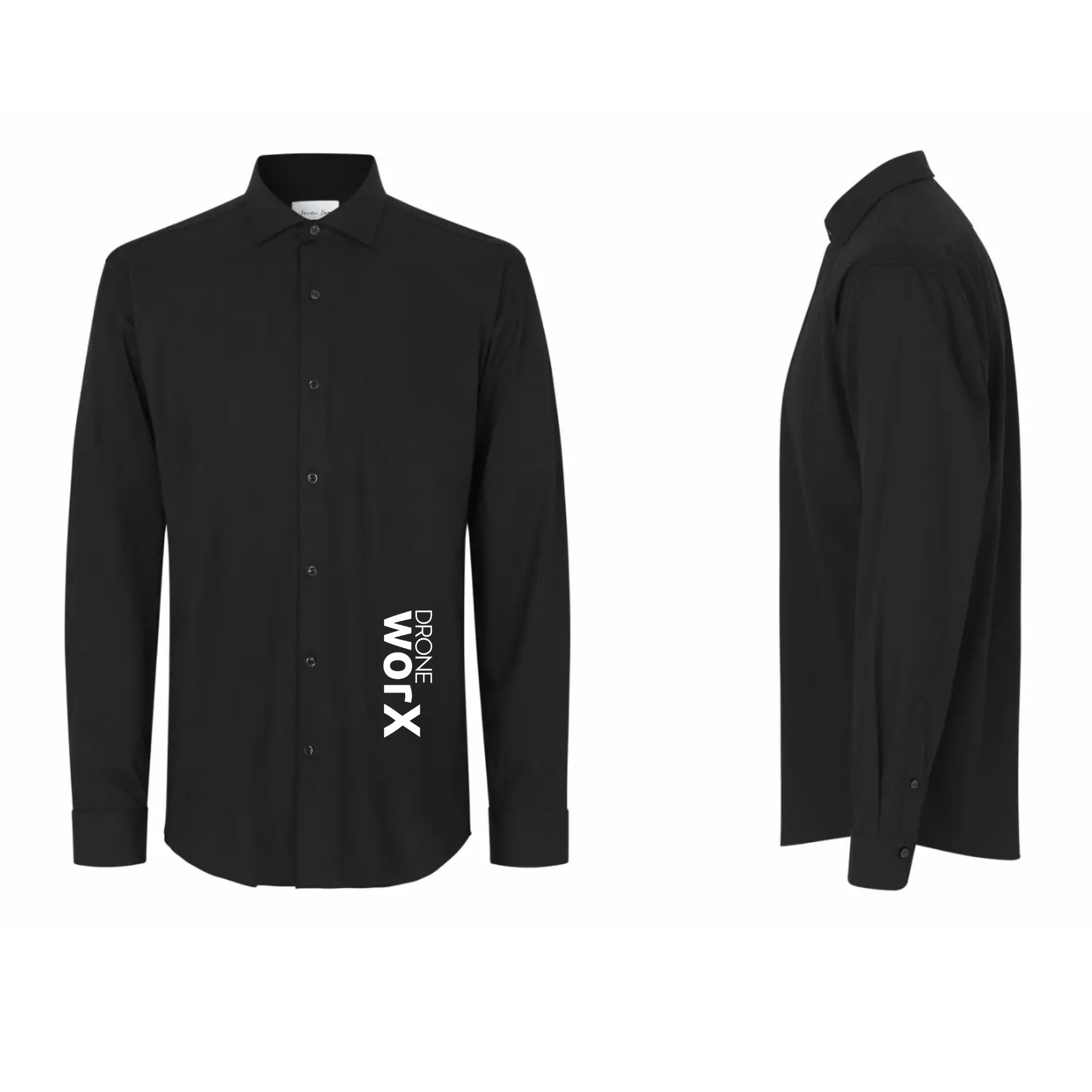 DroneWorX SEVEN SEAS S50 Hybrid shirt | modern m.broderi/tryk