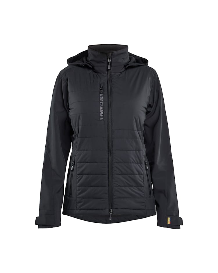 Blåkläder 4733 Dame Hybridjakke, Sort/Sort