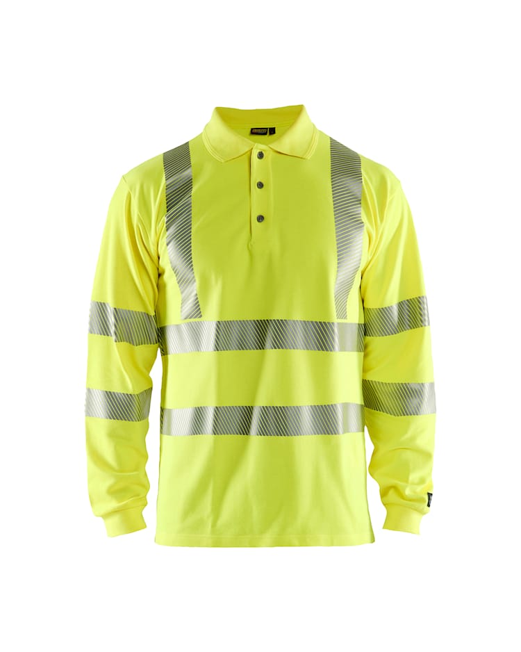 Blåkläder 3439 Multinorm Polo Lang Ærme Inherent, High Vis Gul