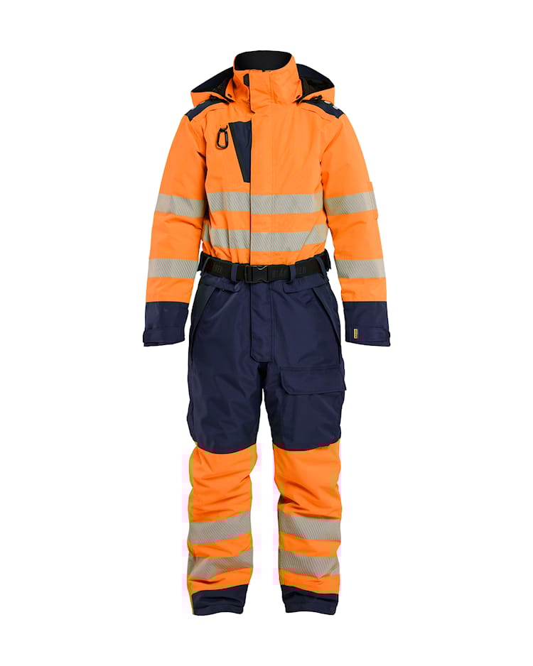 Blåkläder 6726 Dame High Vis Vinterkedeldragt, High Vis Orange/Marineblå