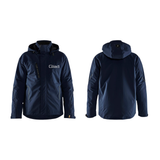 PEER GLADS Blåkläder 4484 Letforet Vinterjakke 4-vejs stretch, Marineblå m. bryst logo