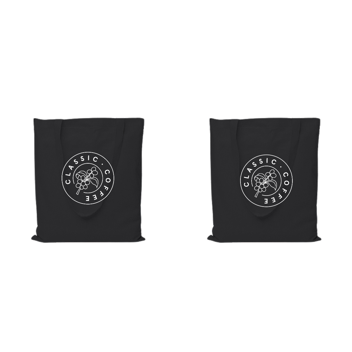 Classic Coffee Tote Bag Light m/2x tryk