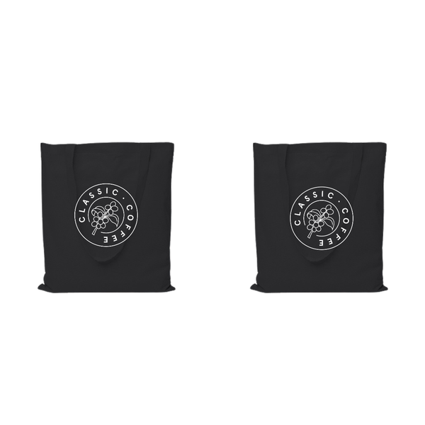 Classic Coffee Tote Bag Light m/2x tryk
