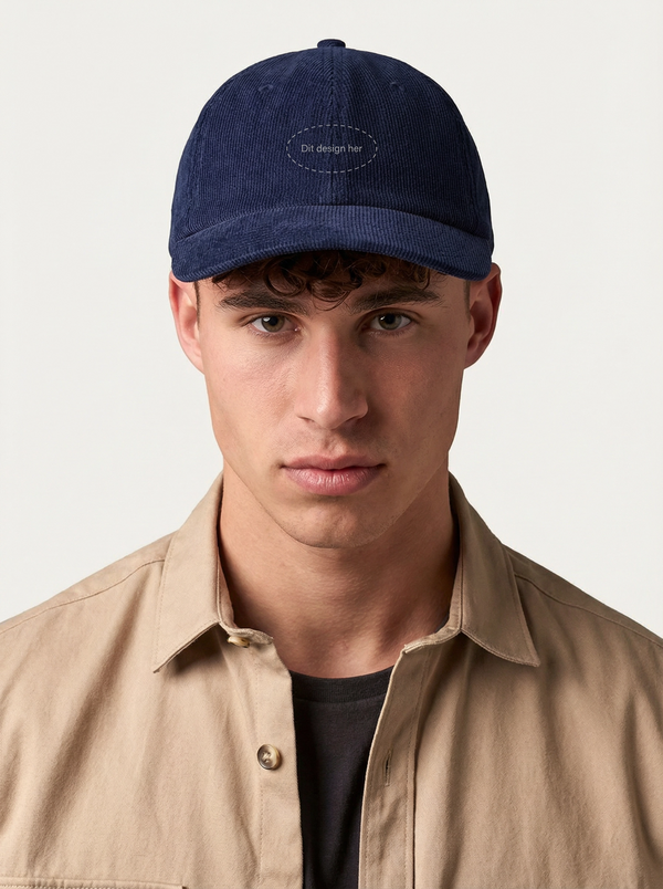 Heritage Cord Cap – Cap med logo fra Tojtryk.dk