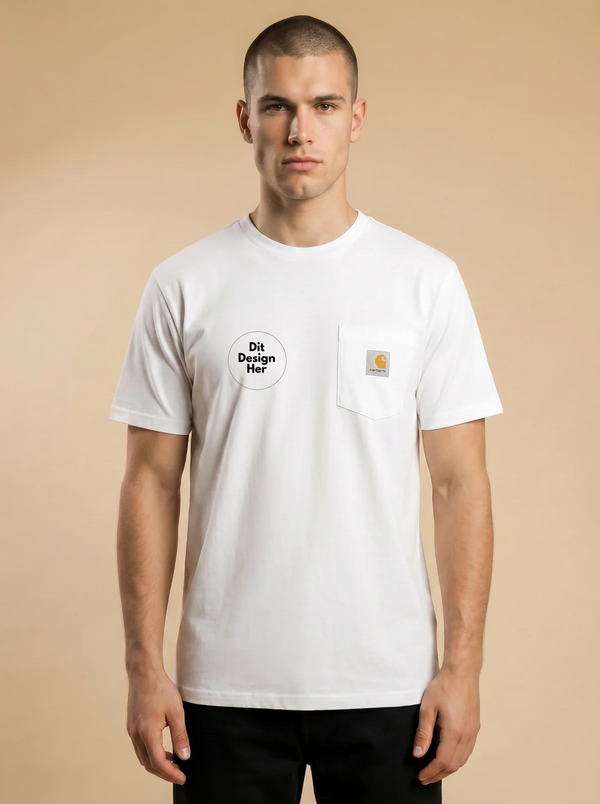 Carhartt 103296 Dearborn Relaxed Pocket T-Shirt – T-shirt med logo fra Tojtryk.dk