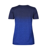 ID G11024 GEYSER striped T-shirt | seamless | dame nærbillede med logo