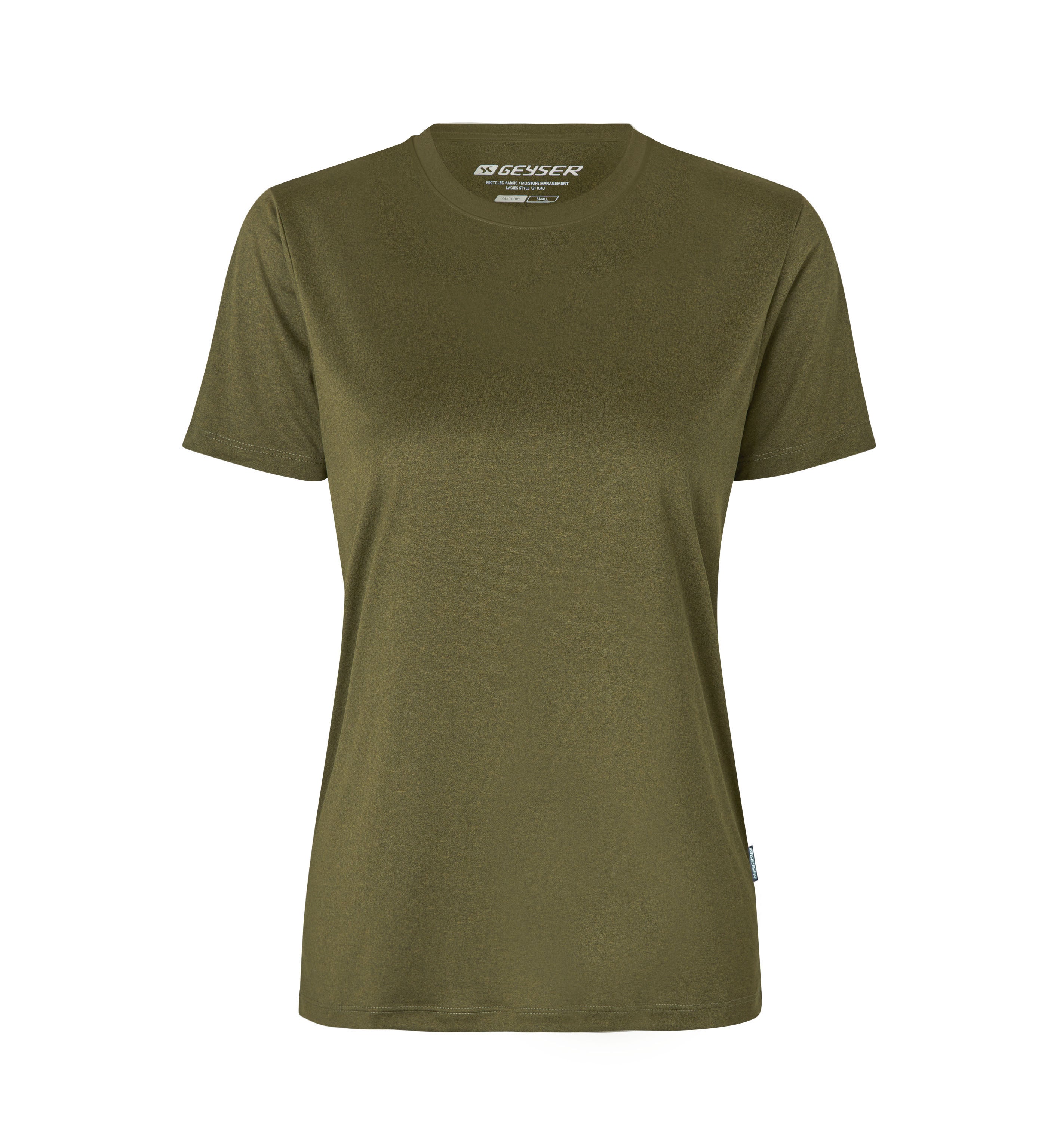 ID G11040 GEYSER T-shirt | essential | dame nærbillede med firmalogo