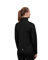 ID G11090 GEYSER stretch trainer | ¼ zip | dame nærbillede med logo