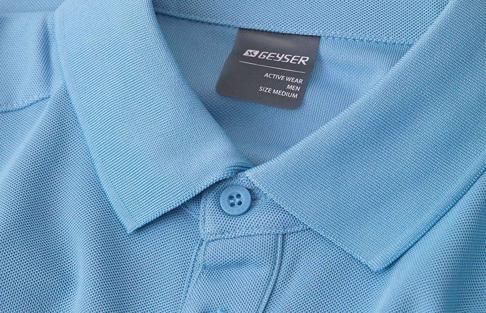 ID G21006 GEYSER polo shirt | functional produktfoto med logo