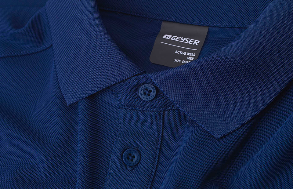 ID G21006 GEYSER polo shirt | functional nærbillede med logo