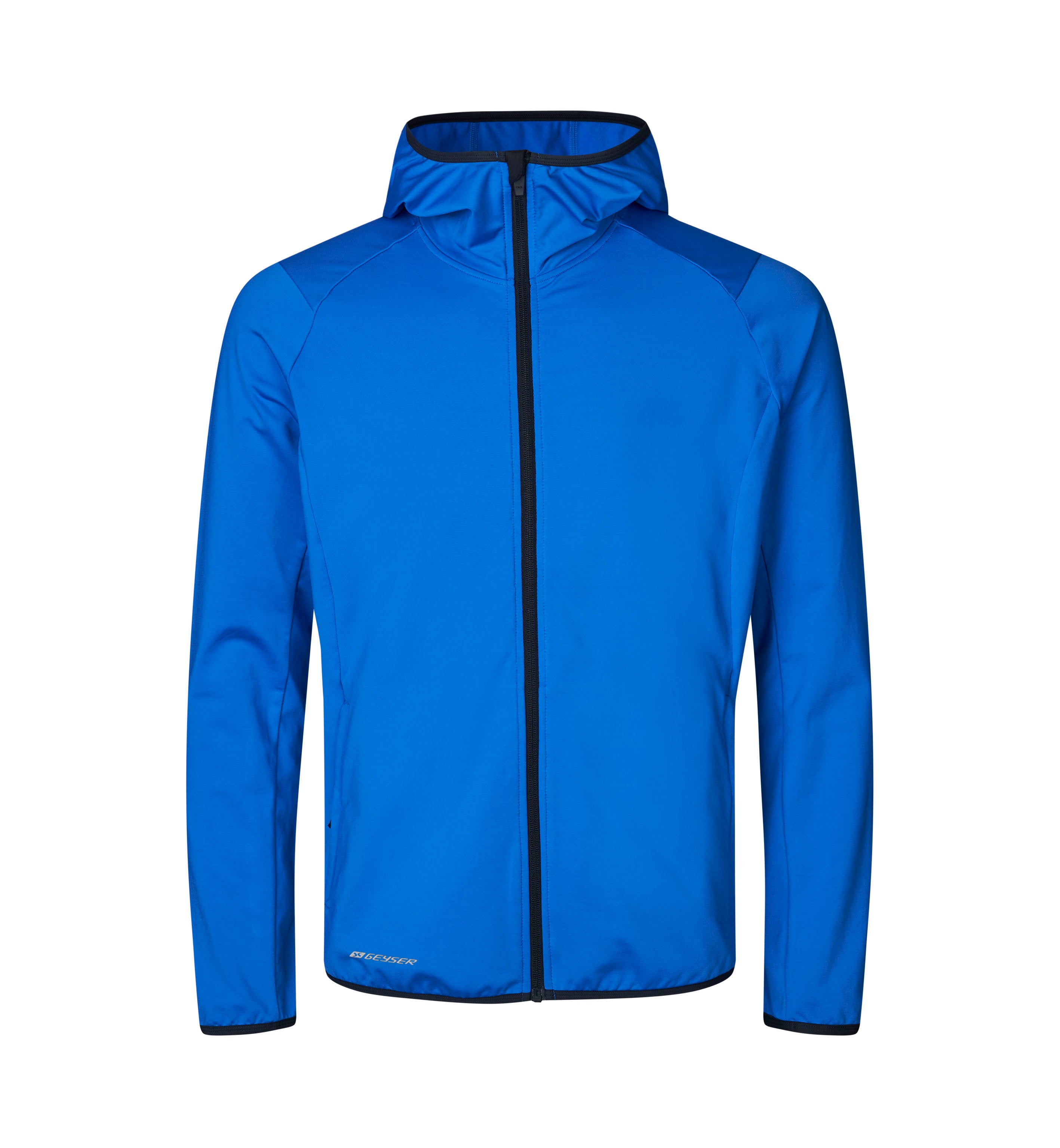 ID G21080 GEYSER stretch hoodie produktbillede med tryk