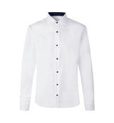 ID S370 SEVEN SEAS Fine Twill Contrast | modern med tryk eller logo – arbejdstøj og firmatøj