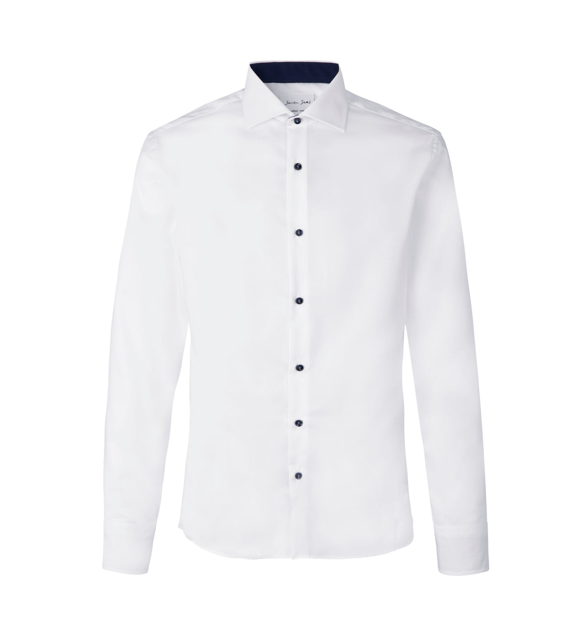 ID S371 SEVEN SEAS Fine Twill Contrast | slim