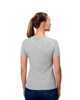 ID S630 SEVEN SEAS T-shirt | o-neck | dame nærbillede med logo
