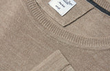 ID S640 SEVEN SEAS The knit | o-neck | dame detalje til broderi