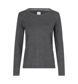 ID S640 SEVEN SEAS The knit | o-neck | dame detalje med firmalogo