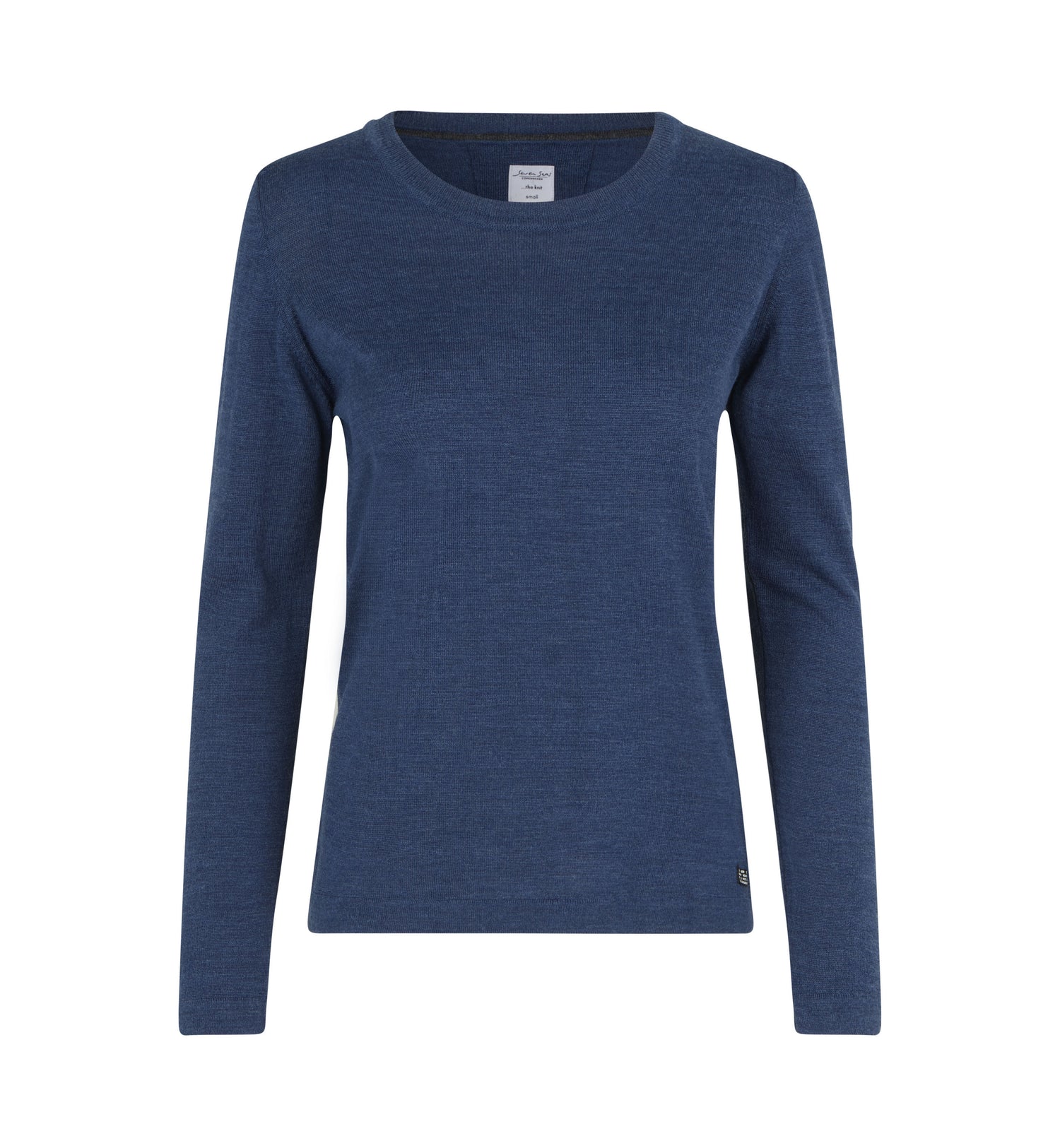 Blå melange, 3XL