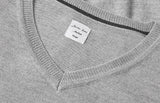 ID S670 SEVEN SEAS The knit | v-neck detalje til broderi