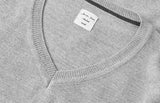 ID S671 SEVEN SEAS The knit | v-neck | dame detalje til broderi