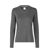 ID S671 SEVEN SEAS The knit | v-neck | dame materiale med firmalogo