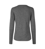 ID S671 SEVEN SEAS The knit | v-neck | dame nærbillede med logo